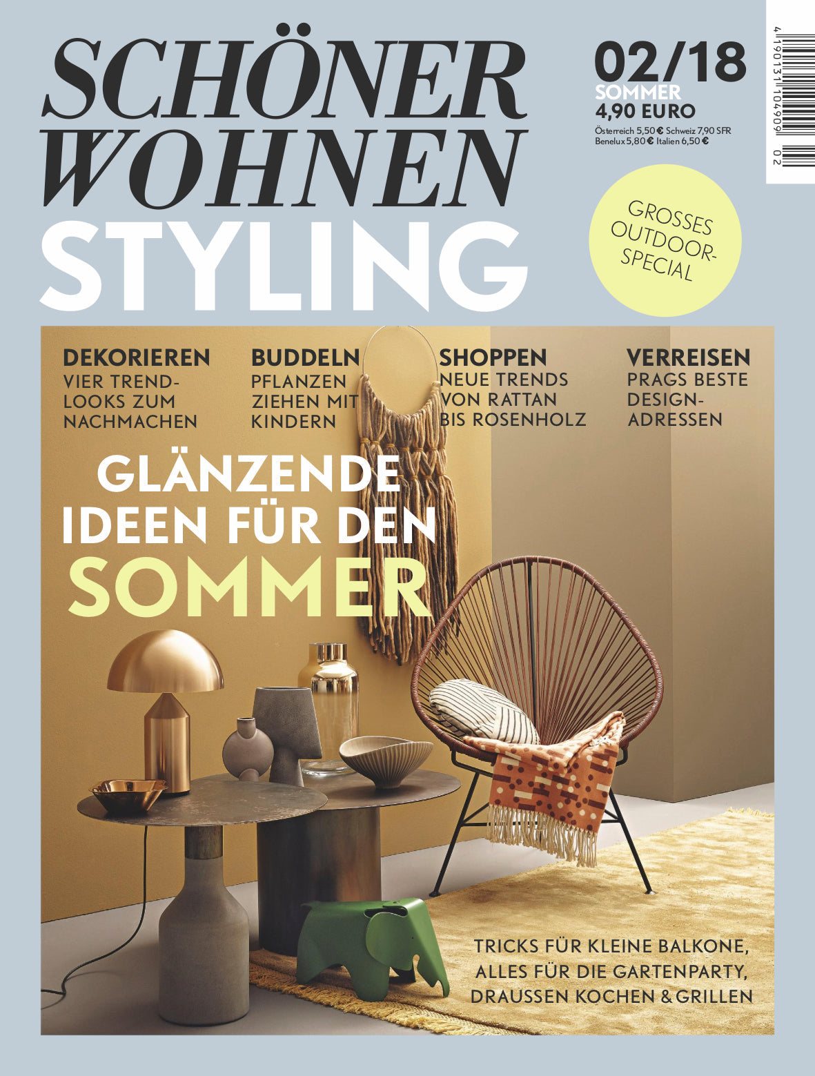 SCHÖNER WOHEN STYLING MAGAZINE 2018