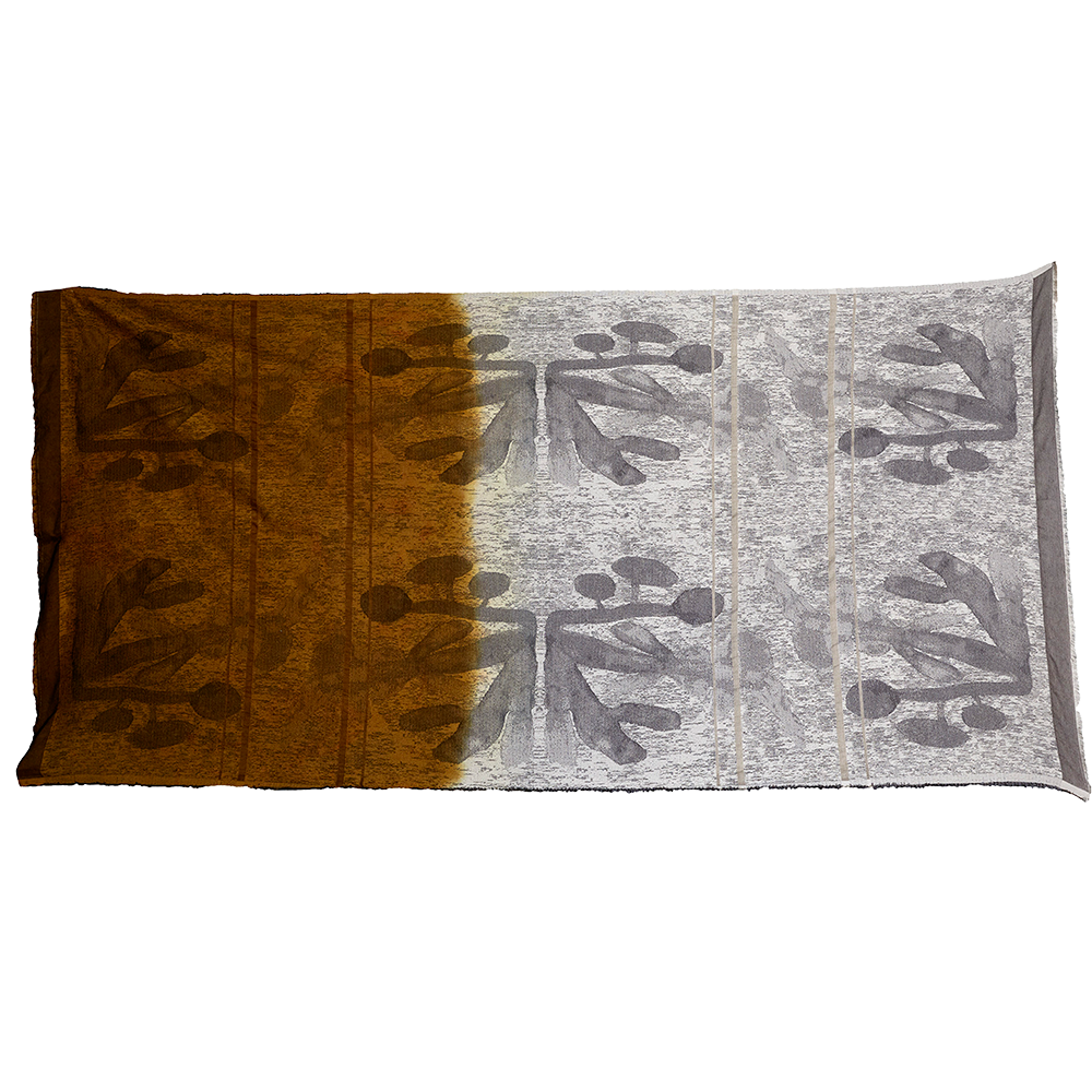 Charcoal Watercolour Jacquard Throw