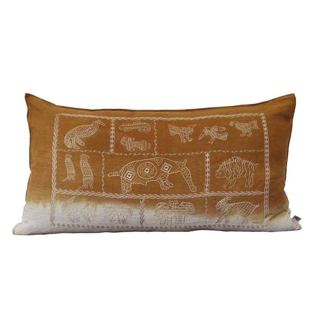 Bella se Diertjies Stone Embroidered Cushion