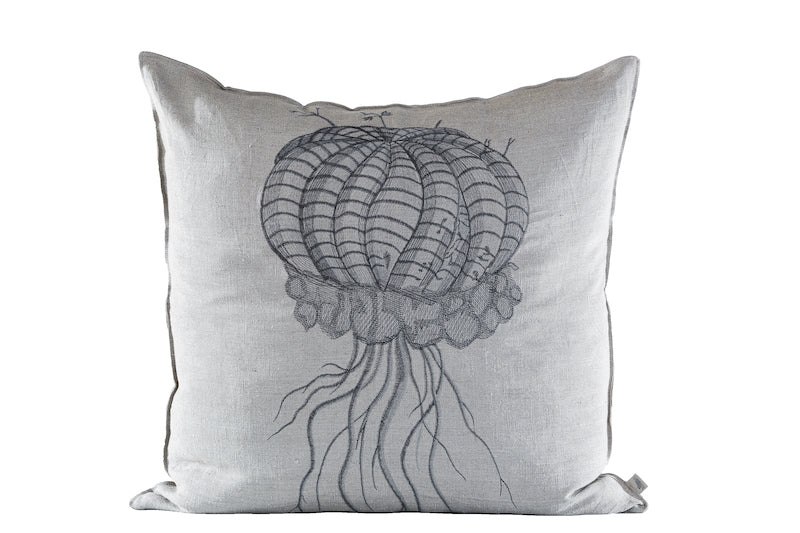 Melon Euphorbia Embroidered Cushion