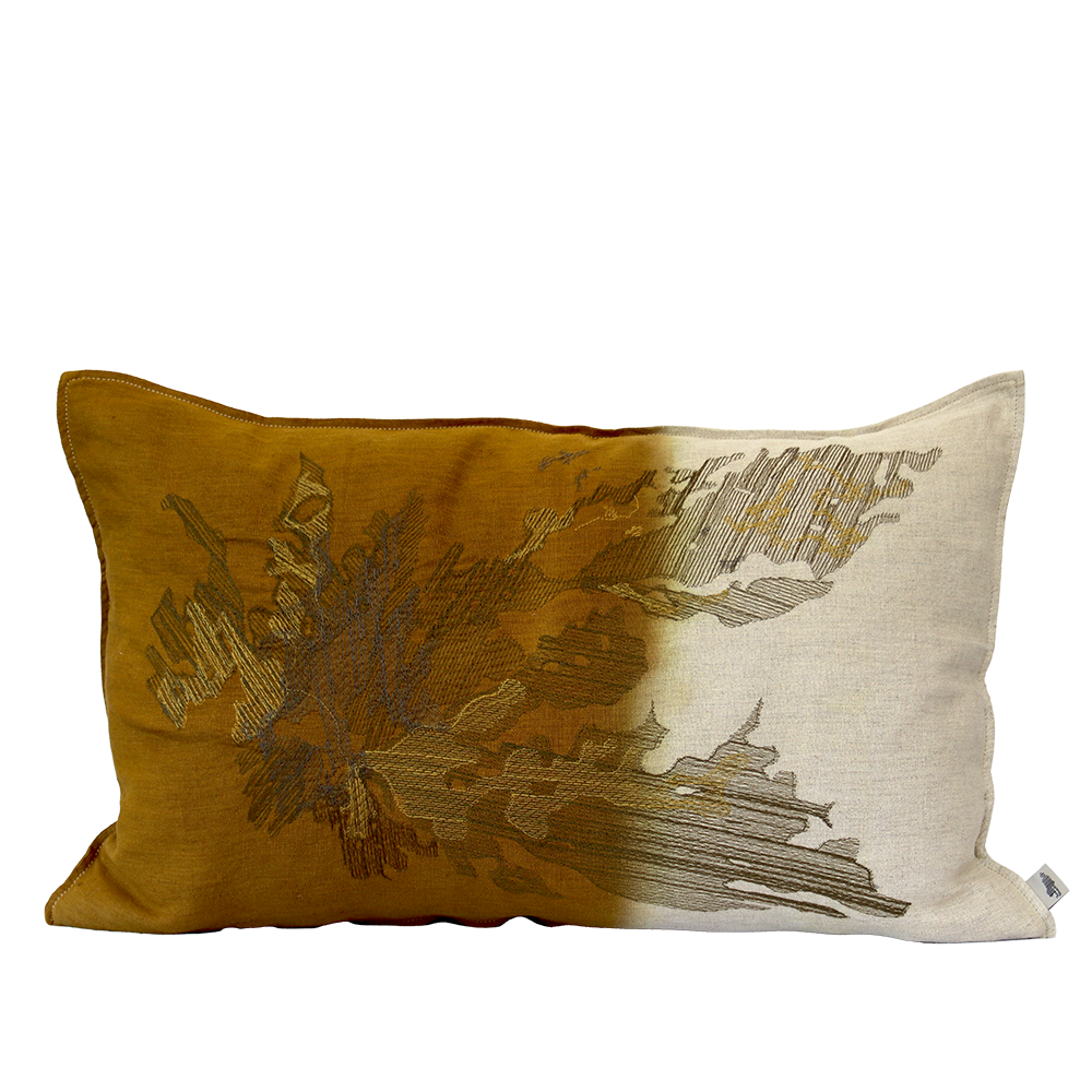 Callymenia Embroidered Cushion