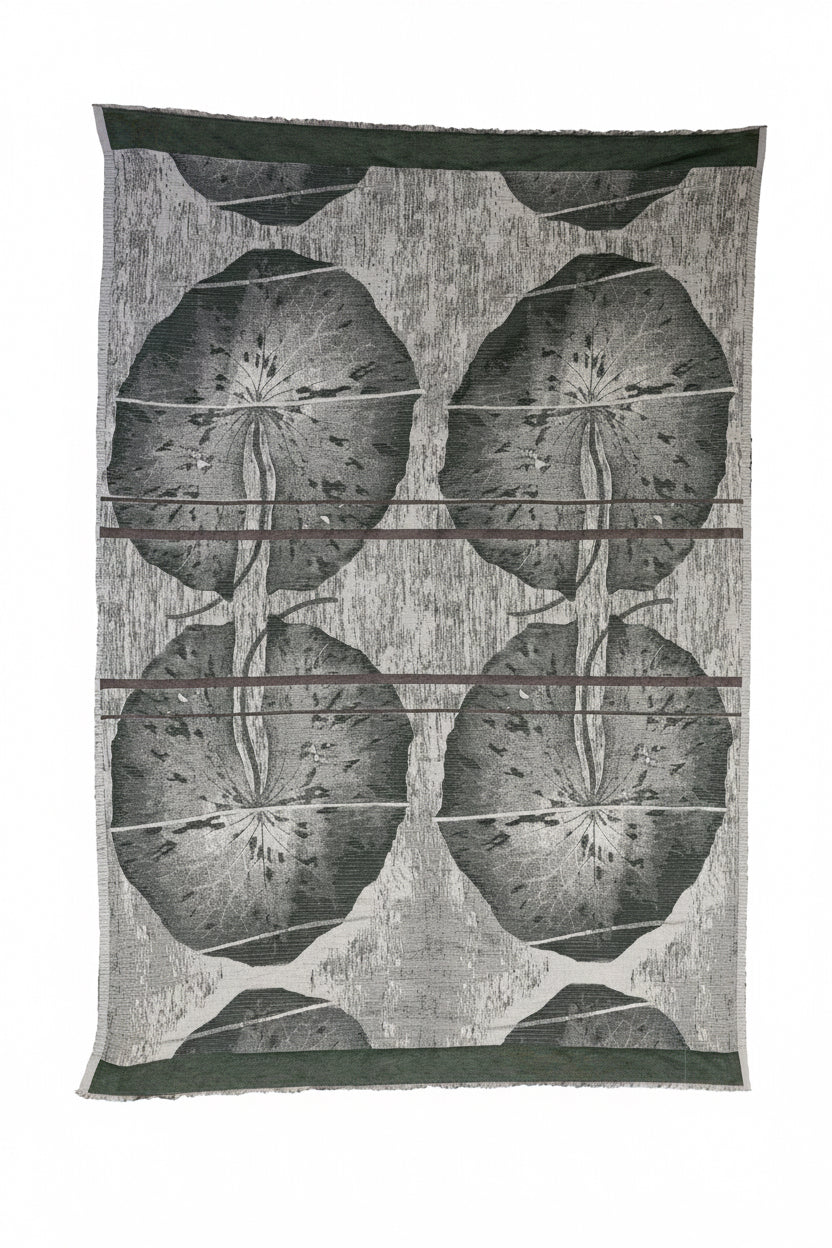 Green Okavango Jacquard Throw