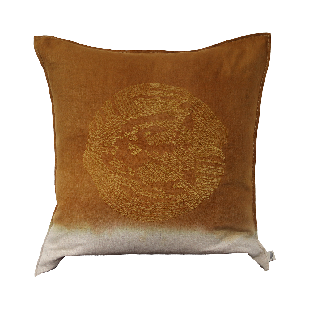 Thrinaxodon Ochre Embroidery