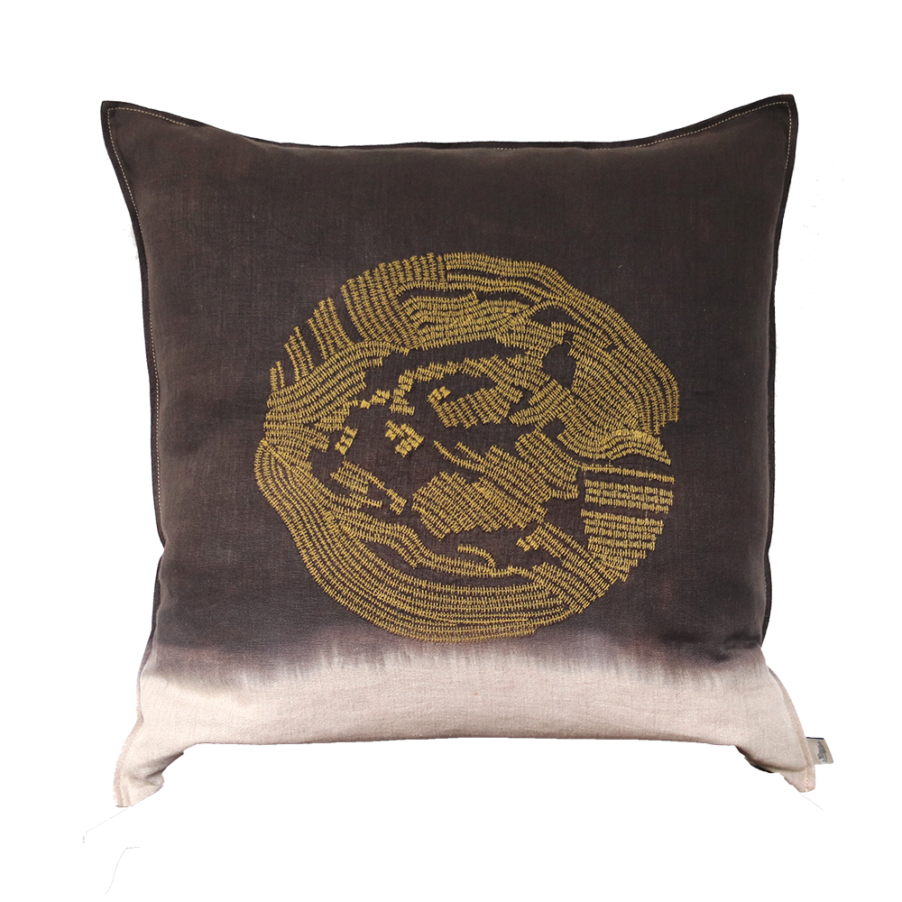 Thrinaxodon Ochre Embroidery