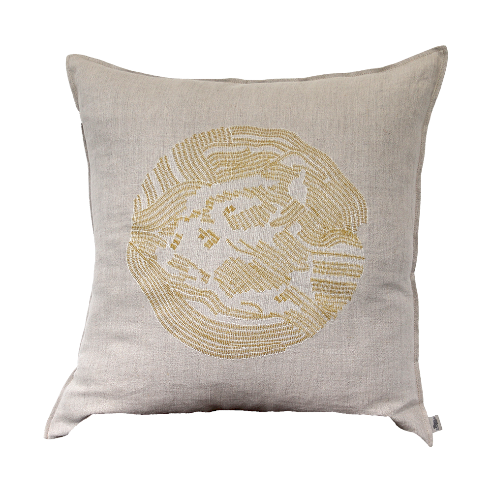 Thrinaxodon Ochre Embroidery