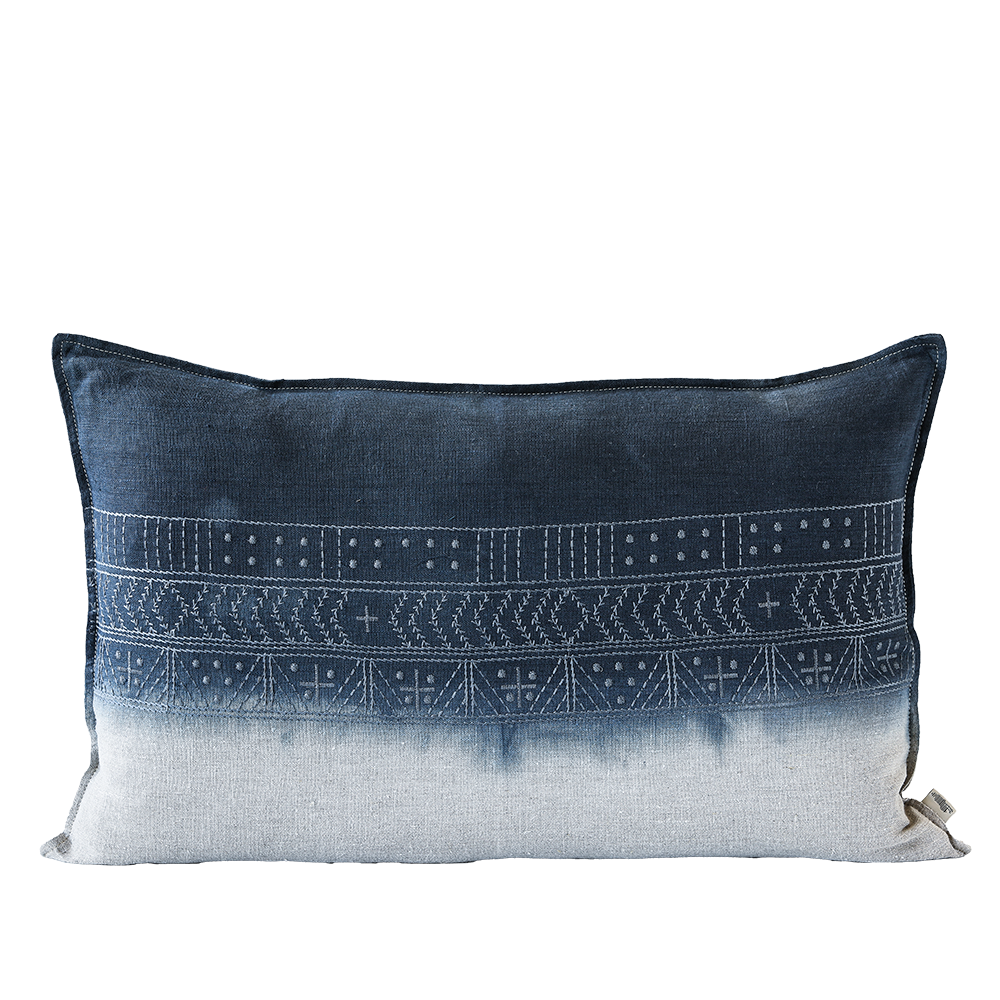 Mr B Charcoal Embroidered Cushion
