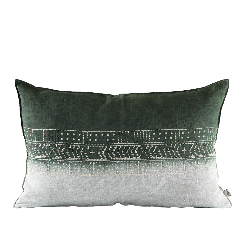 Mr B Stone Embroidered Cushion