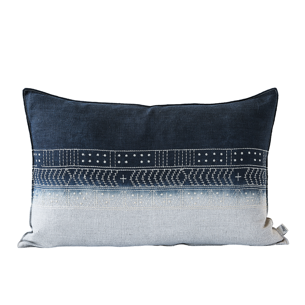 Mr B Stone Embroidered Cushion