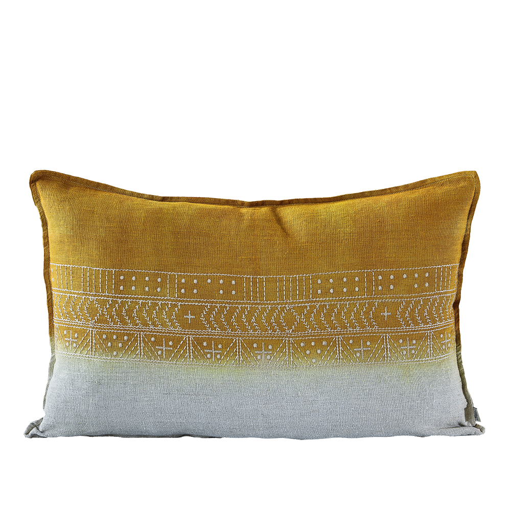 Mr B Stone Embroidered Cushion