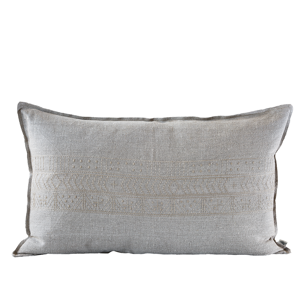 Mr B Stone Embroidered Cushion