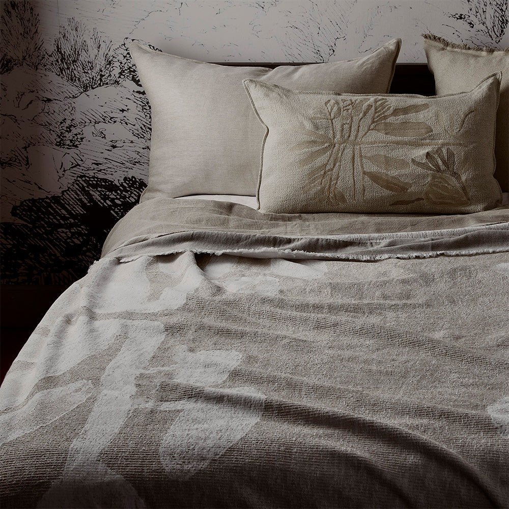 XL Natural Watercolour Throw