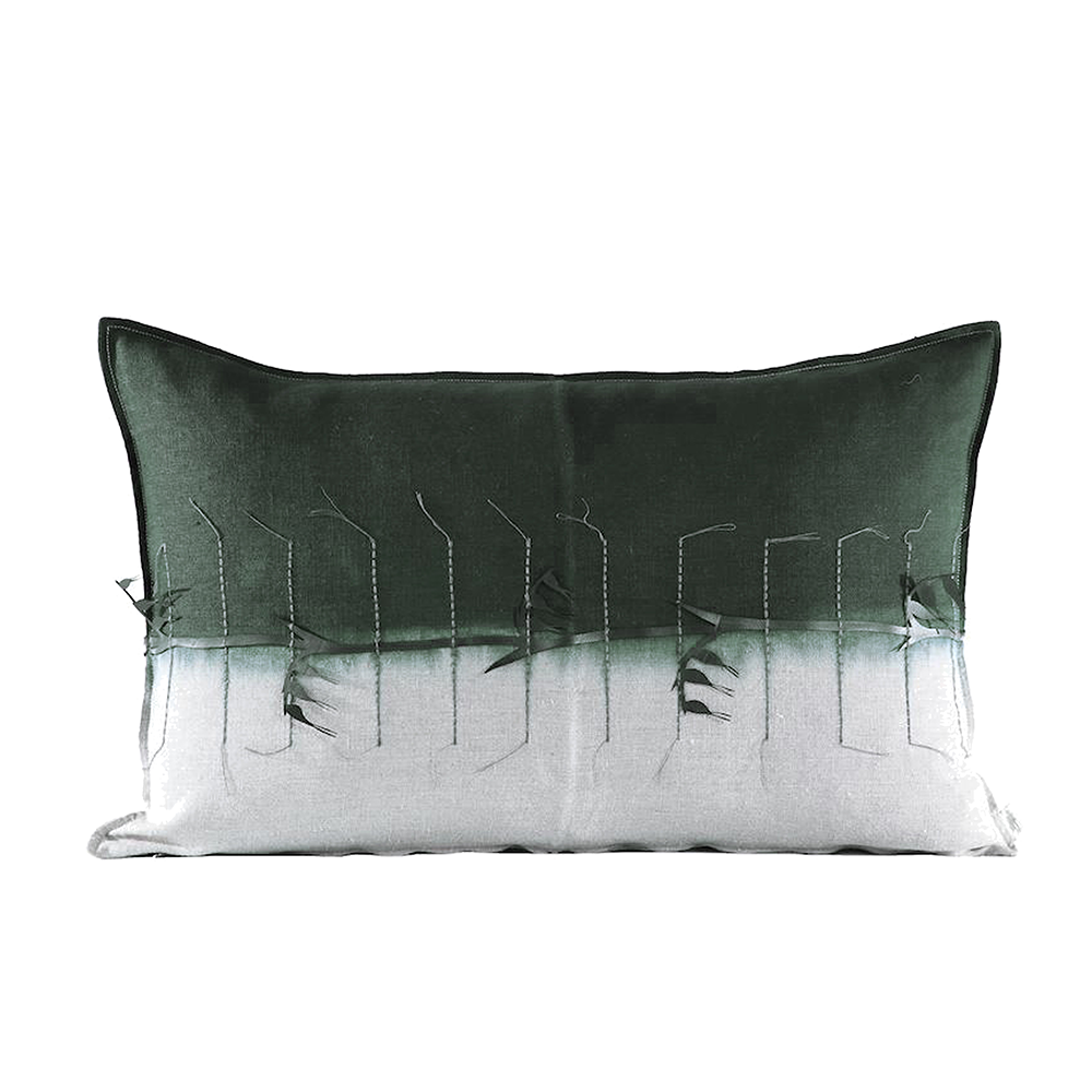 Rubber Applique Cushion