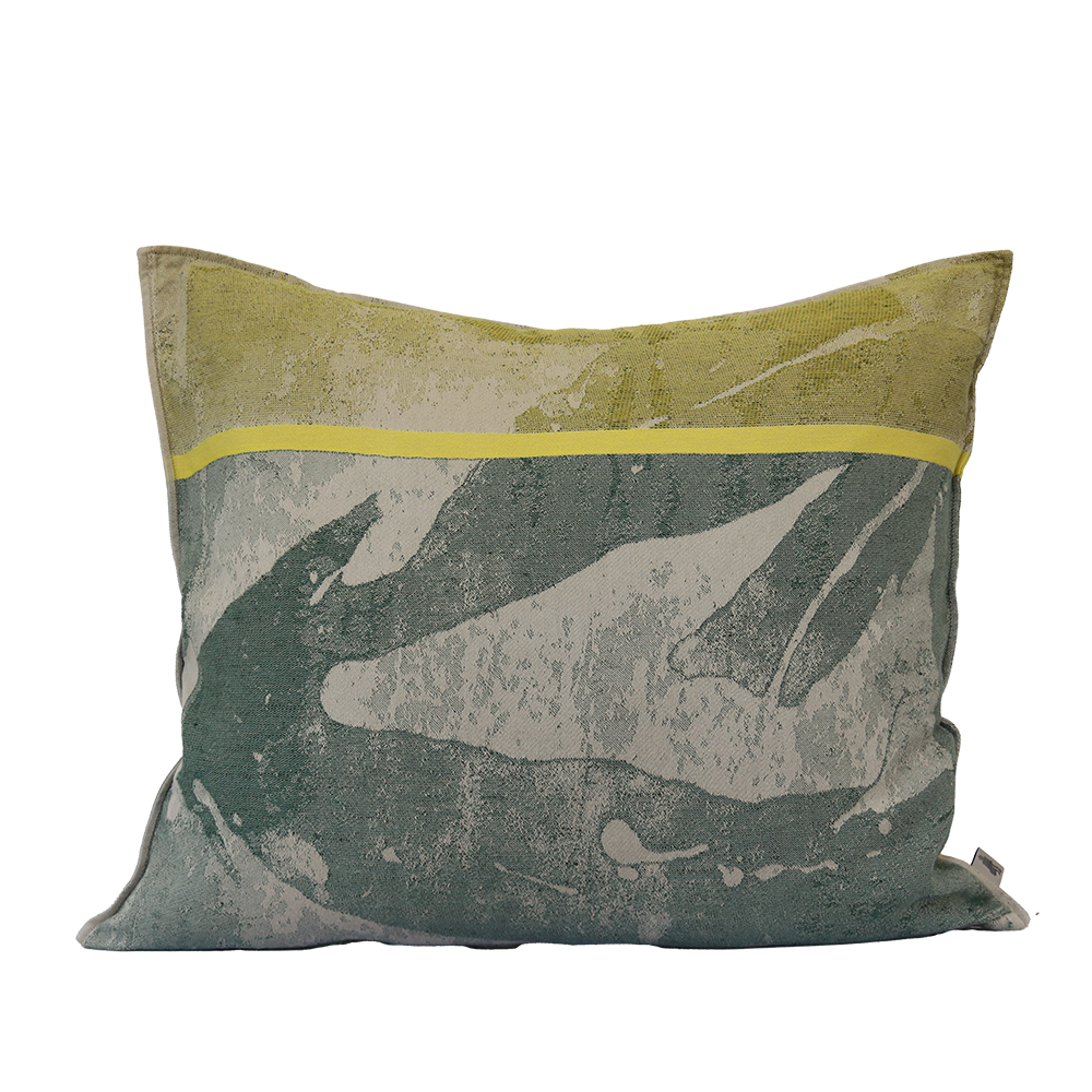 Sea Algae Jacquard Cushion