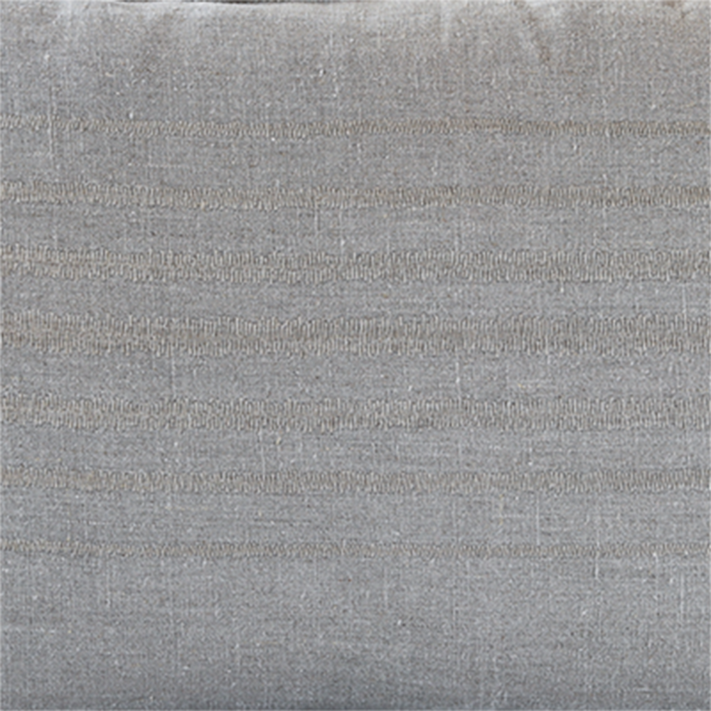 Stone Stripe Embroidered Throw