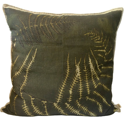 Fern 6 Thylepteris Cushion, Printed