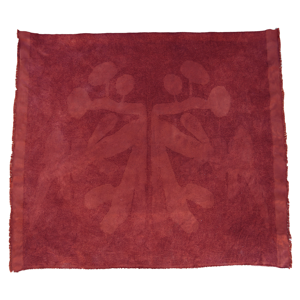 Overdyed Watercolour Jacquard Throw