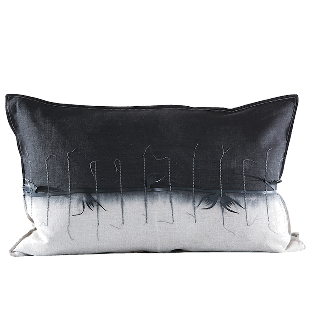 Rubber Applique Cushion