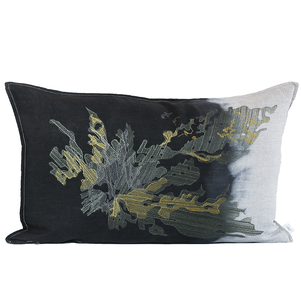 Callymenia Cushion, Embroidered and Dipped