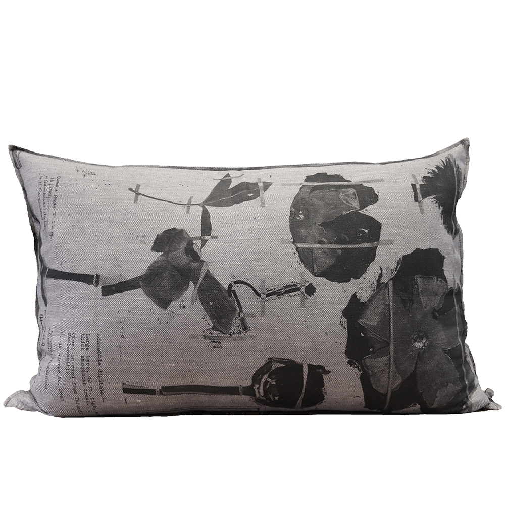 Digitata Cushion B&W Printed