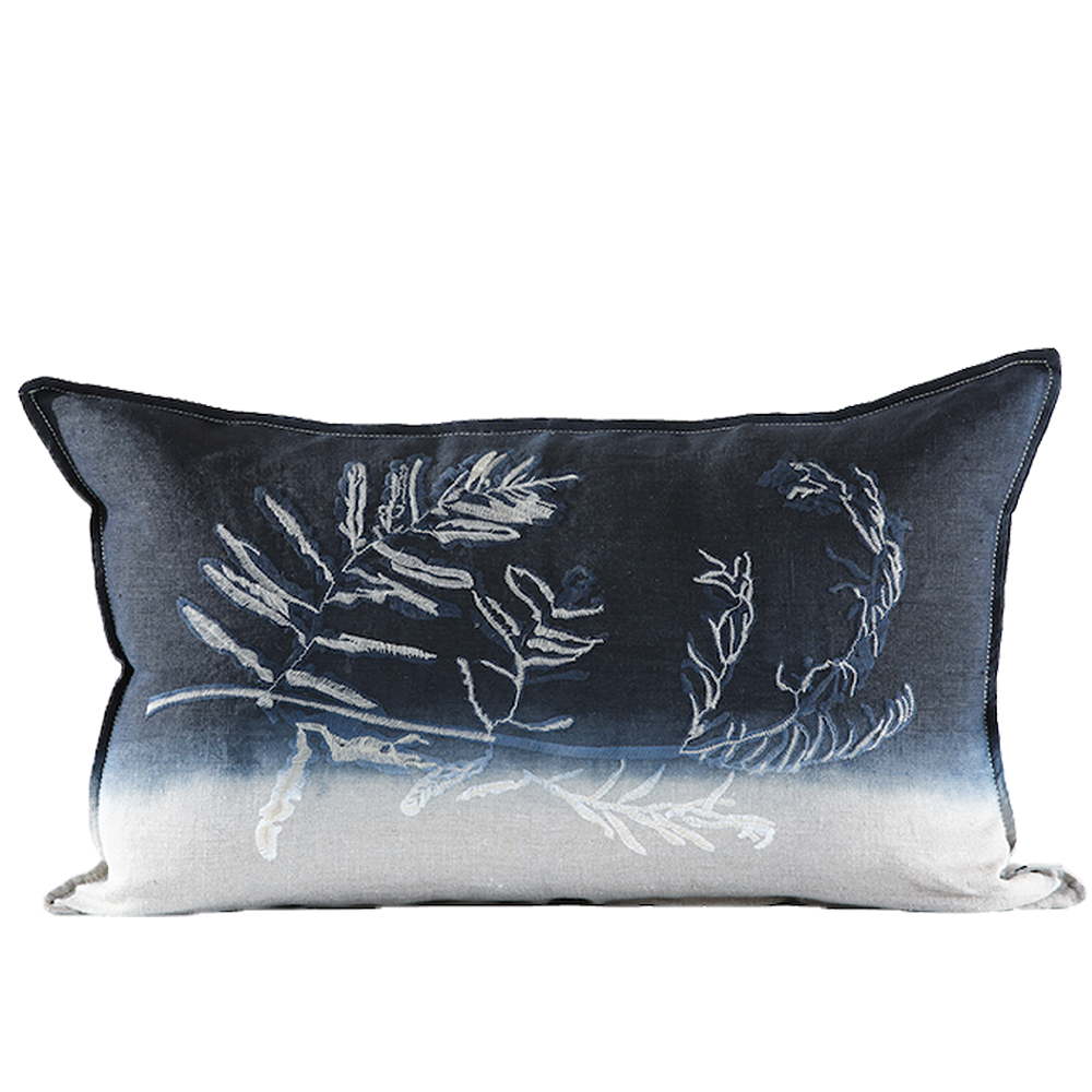 Fern 1 Embroidered Cushion
