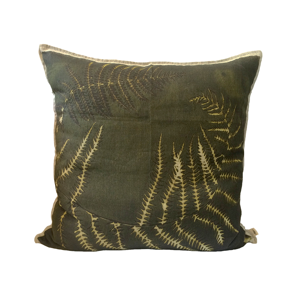 Fern 6 Thylepteris Cushion, Printed