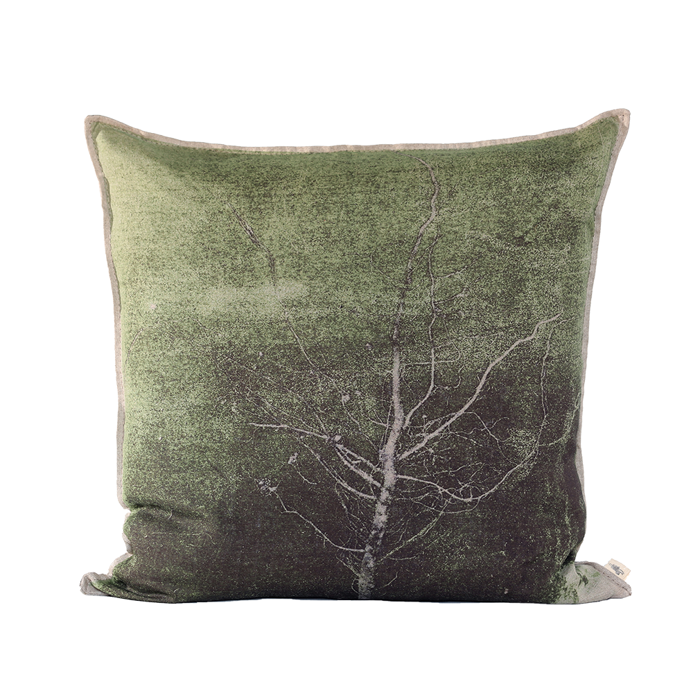 Groen Boom Cushion, Printed