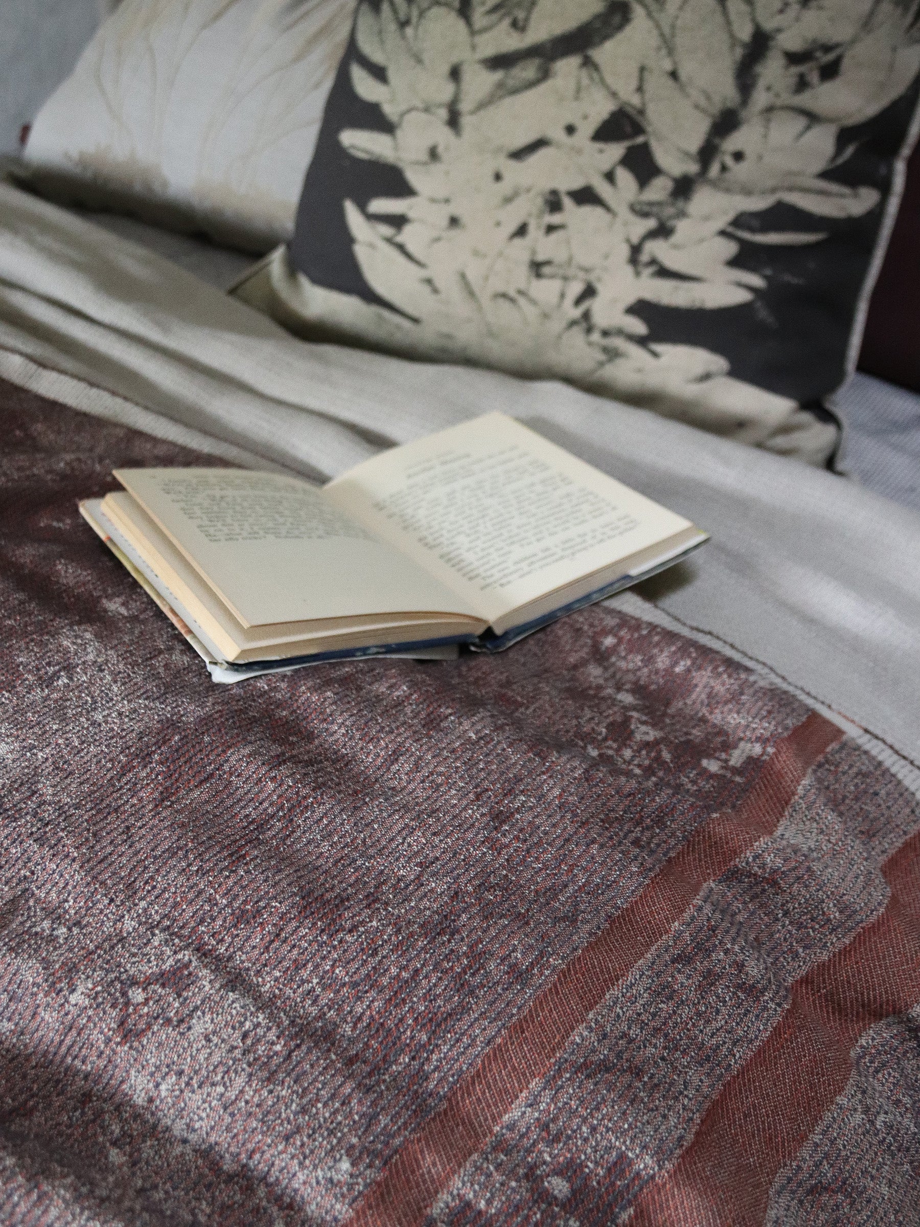 Rust Dolerite Jacquard Throw