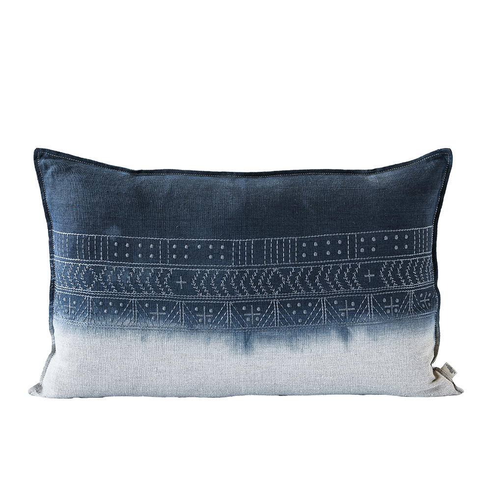 Mr B Charcoal Embroidered Cushion