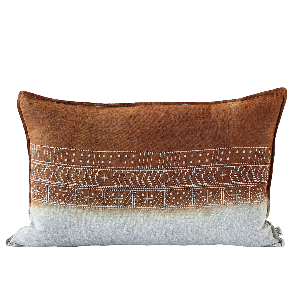 Mr B Stone Embroidered Cushion