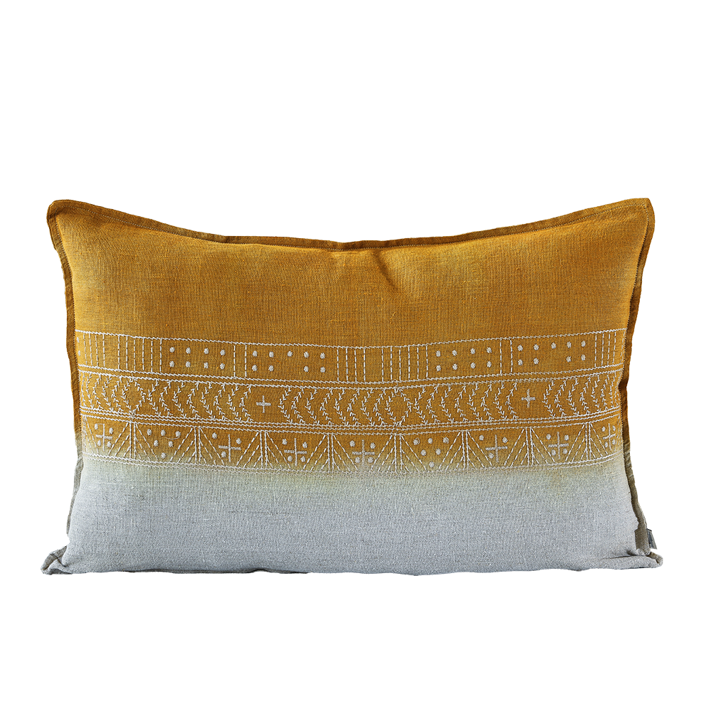 Mr B Stone Embroidered Cushion