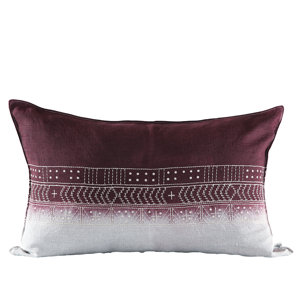 Mr B Stone Embroidered Cushion