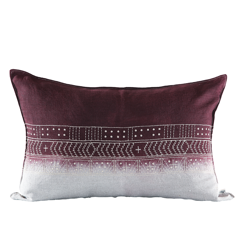 Mr B Stone Embroidered Cushion