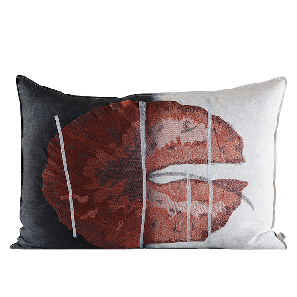 Okavango Cushion, Embroidered and Dipped