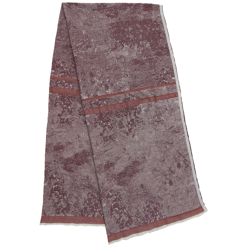 Rust Dolerite Jacquard Throw