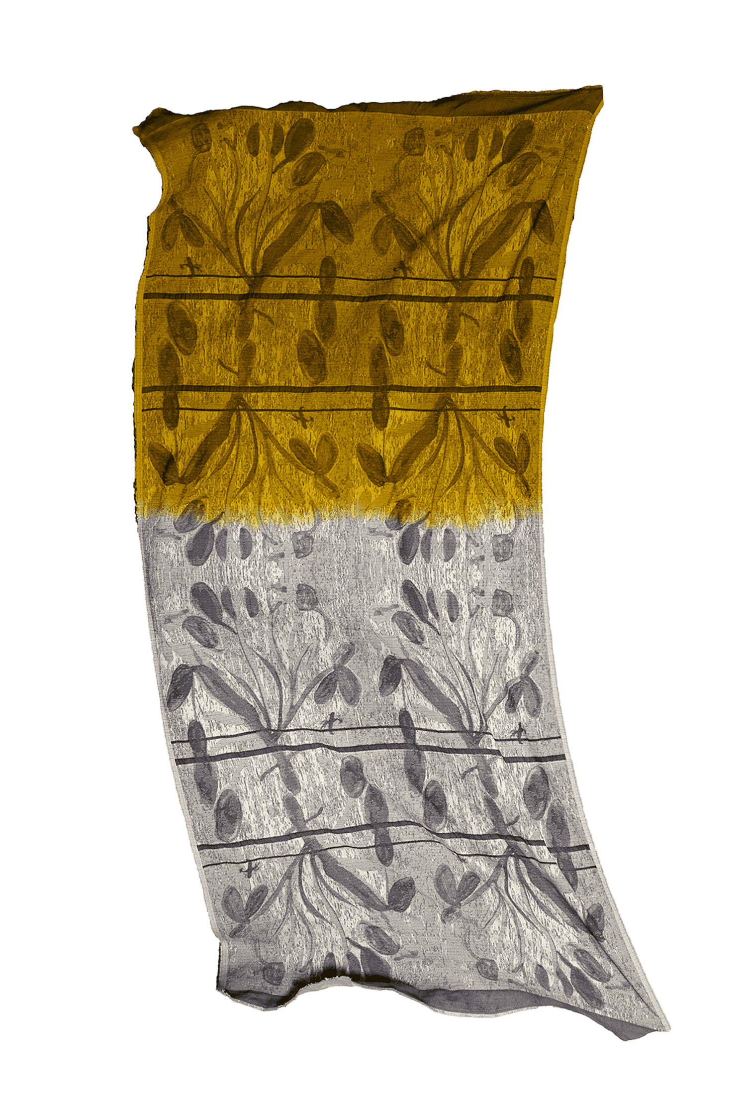 Green Watercolour Jacquard Throw