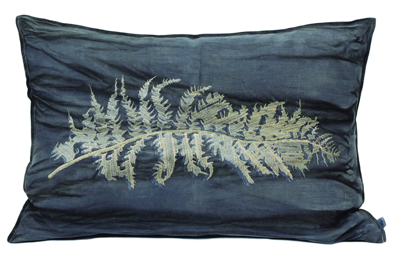 Fern 3 Alsophila Cushion, Embroidered