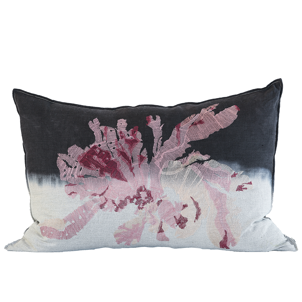 Nitiphyllum Pink Embroidered Cushion