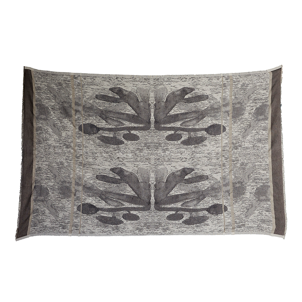 Charcoal Watercolour Jacquard Throw