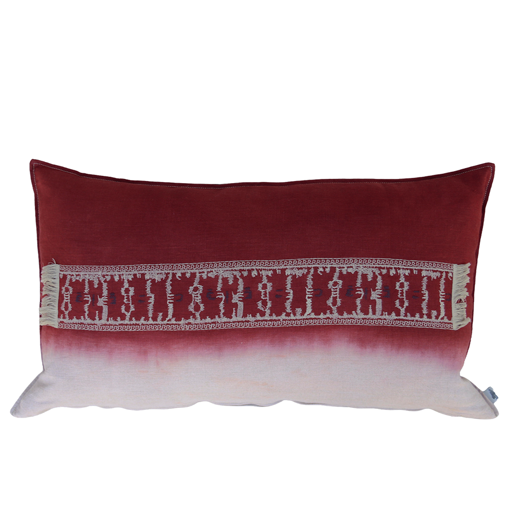 Jacob se Geo Stone Embroidered Cushion