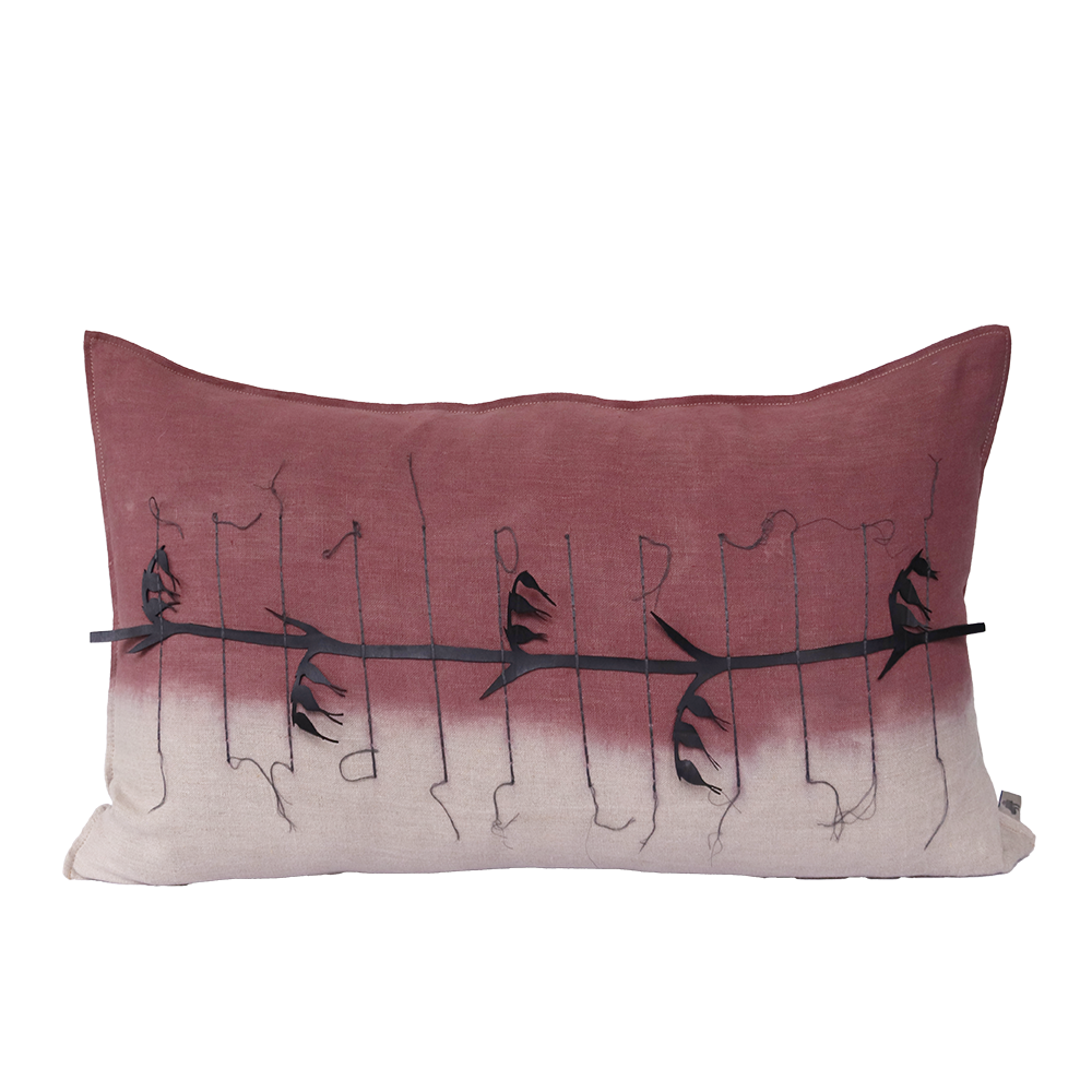 Rubber Applique Cushion