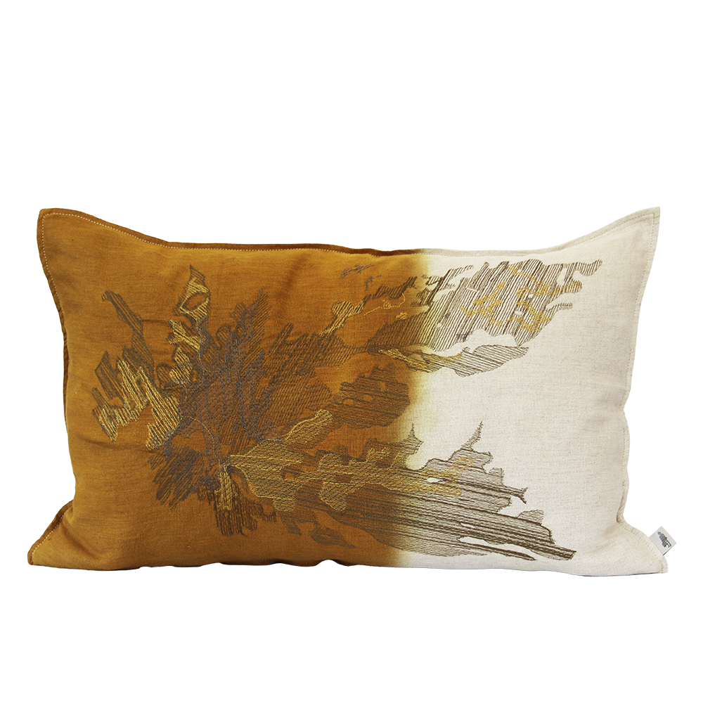 Callymenia Embroidered Cushion