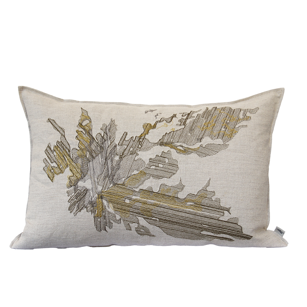 Callymenia Embroidered Cushion