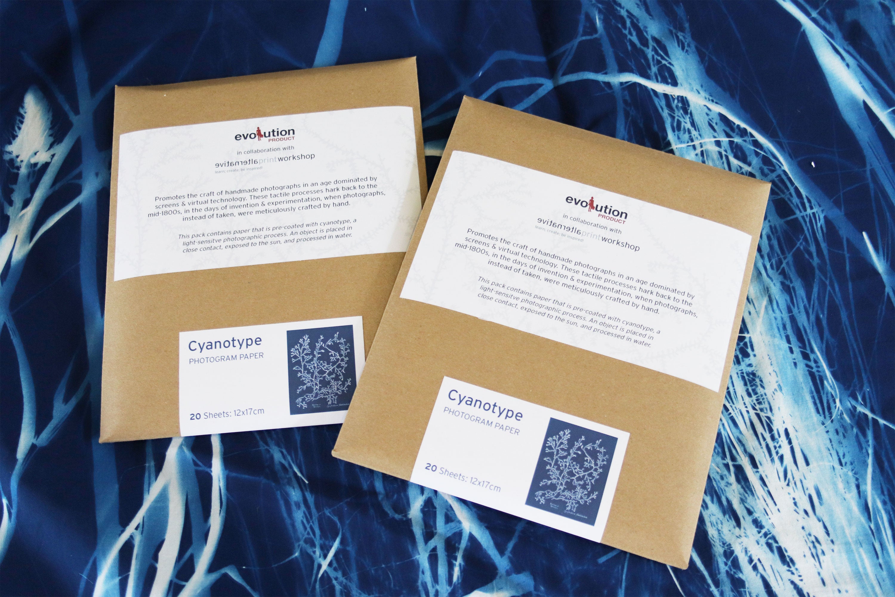 Cyanotype Photogram Paper Gift Pack