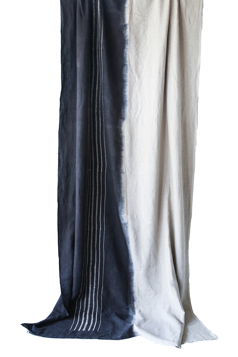 Stripe Throw Stone on Stone