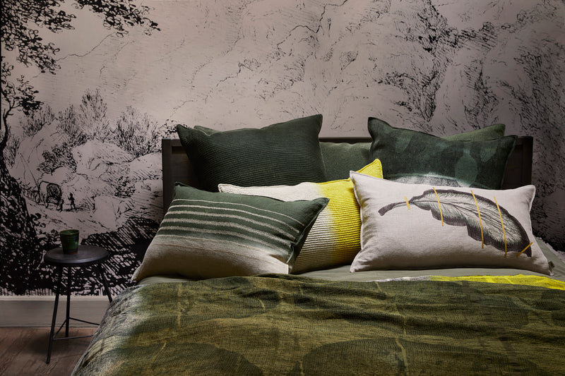 Scadoxus Embroidered Cushion 72 x 44