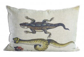 Snake Cushion, Printed